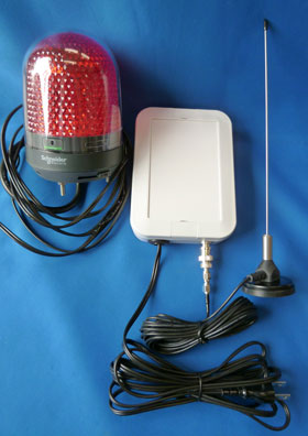 本商品の受信機は受信アンテナを独立させて電波の受信しやすい位置に設置することができます。