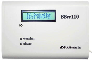 接点信号をNTT回線を使用して担当者へ連絡を行います。携帯への連連絡も設定できますBBee110
